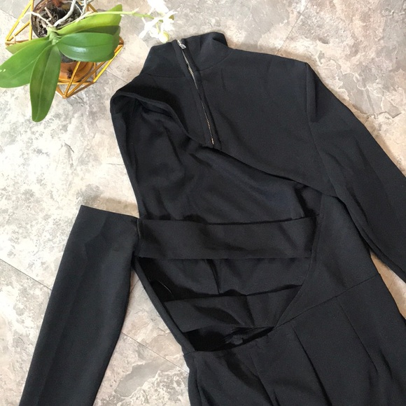 Cut out back sexy sleeve sleeve dress - Picture 7 of 7